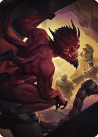 Nefarious Imp Art Card [Commander Legends: Battle for Baldur's Gate Art Series] | Play N Trade Winnipeg