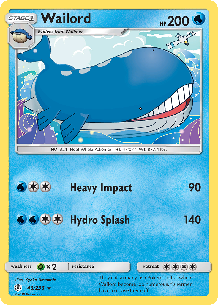 Wailord (46/236) [Sun & Moon: Cosmic Eclipse] | Play N Trade Winnipeg