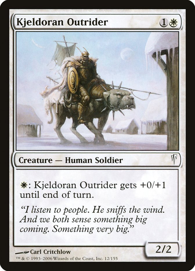 Kjeldoran Outrider [Coldsnap] | Play N Trade Winnipeg