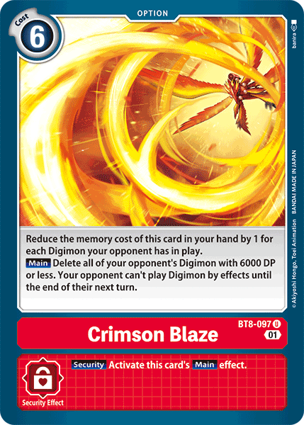 Crimson Blaze [BT8-097] [New Awakening] | Play N Trade Winnipeg