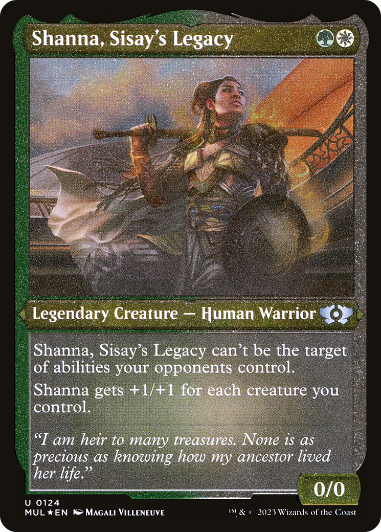 Shanna, Sisay's Legacy (Foil Etched) [Multiverse Legends] | Play N Trade Winnipeg
