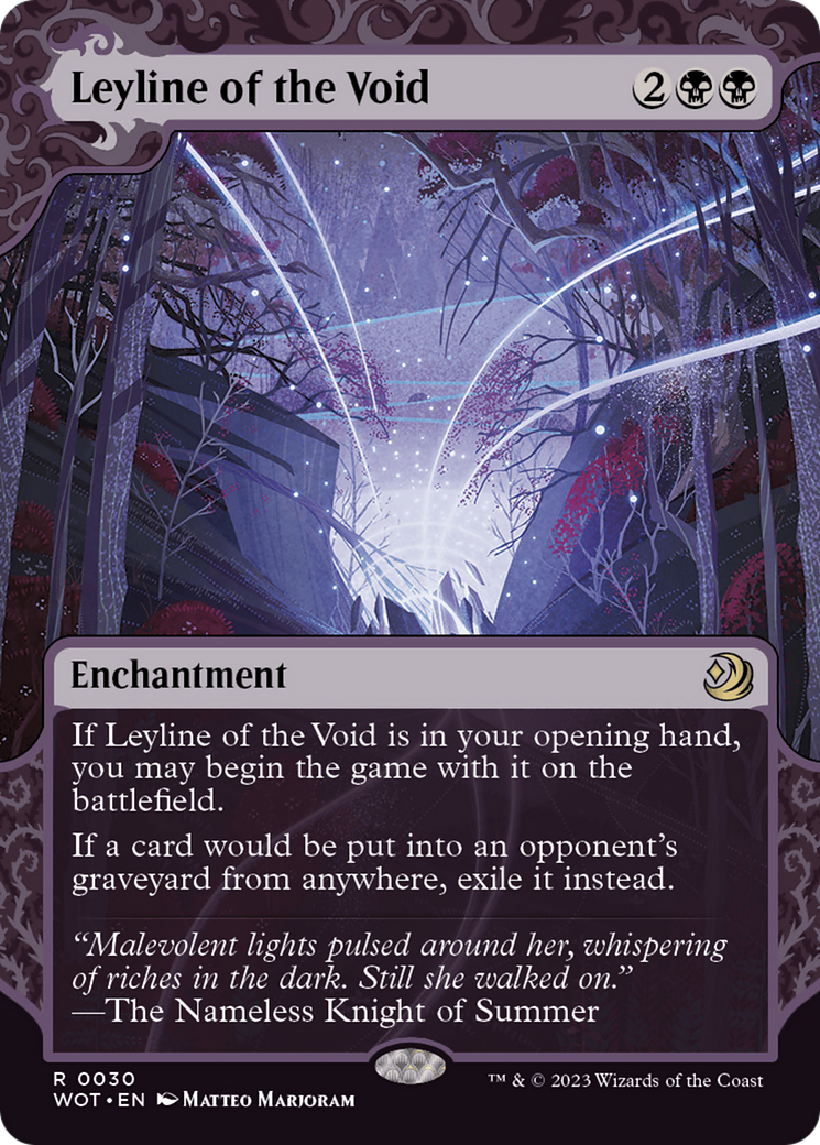 Leyline of the Void [Wilds of Eldraine: Enchanting Tales] | Play N Trade Winnipeg