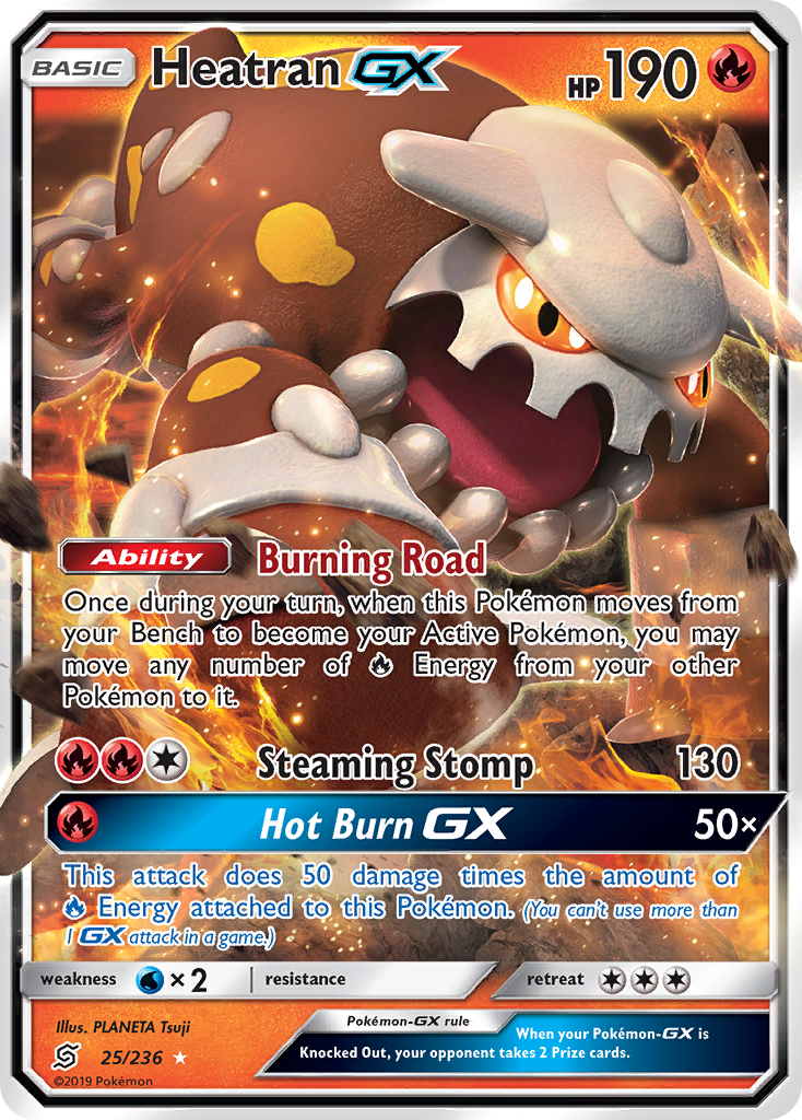 Heatran GX (25/236) [Sun & Moon: Unified Minds] | Play N Trade Winnipeg