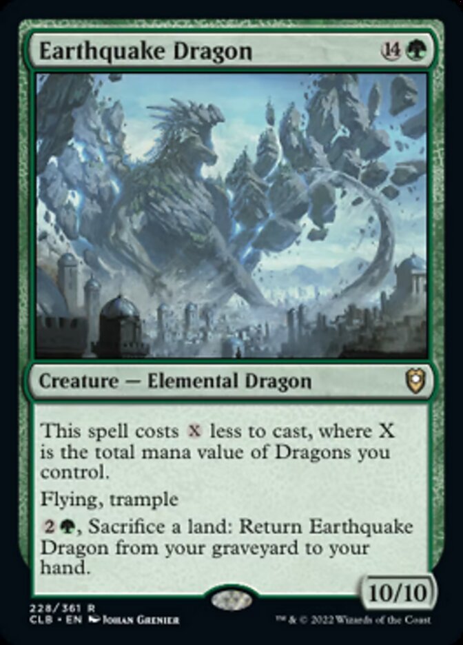 Earthquake Dragon [Commander Legends: Battle for Baldur's Gate] | Play N Trade Winnipeg