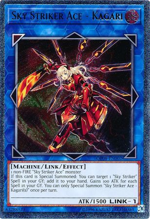 Sky Striker Ace - Kagari [OP08-EN002] Ultimate Rare | Play N Trade Winnipeg