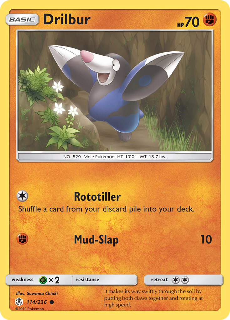 Drilbur (114/236) [Sun & Moon: Cosmic Eclipse] | Play N Trade Winnipeg