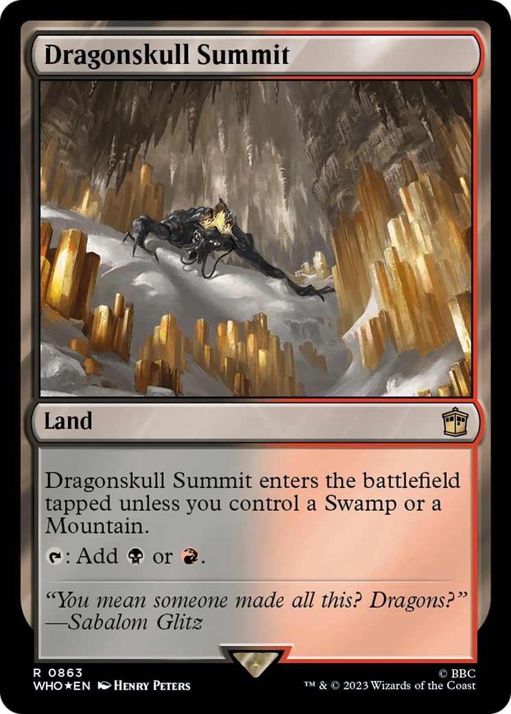 Dragonskull Summit (Surge Foil) [Doctor Who] | Play N Trade Winnipeg