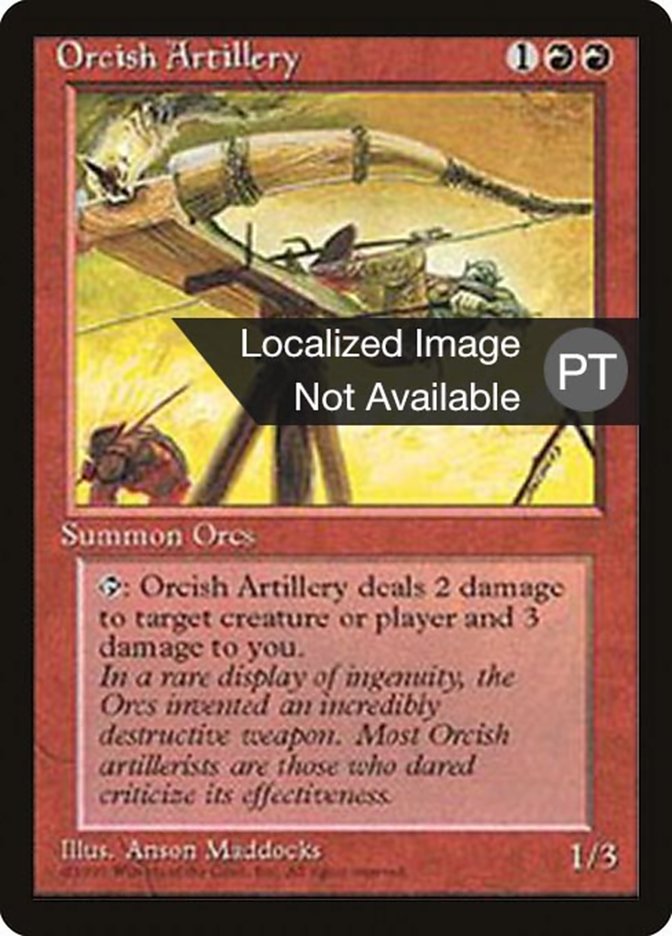 Orcish Artillery [Fourth Edition (Foreign Black Border)] | Play N Trade Winnipeg