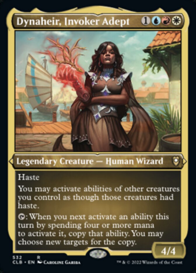 Dynaheir, Invoker Adept (Foil Etched) [Commander Legends: Battle for Baldur's Gate] | Play N Trade Winnipeg