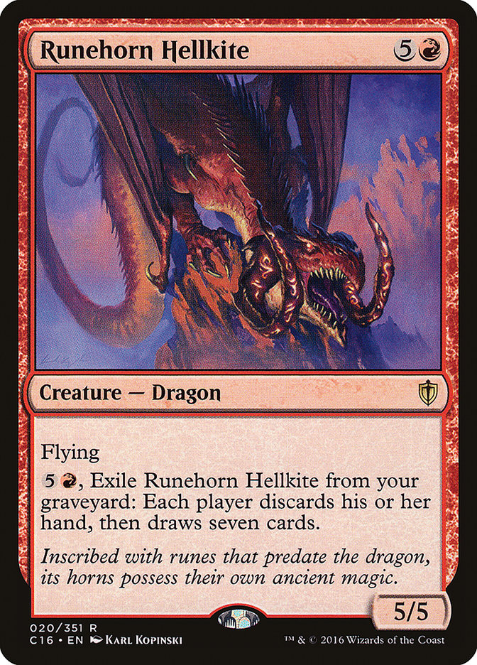 Runehorn Hellkite [Commander 2016] | Play N Trade Winnipeg