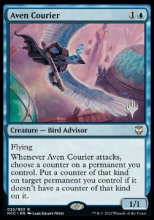 Aven Courier (Promo Pack) [Streets of New Capenna Commander Promos] | Play N Trade Winnipeg