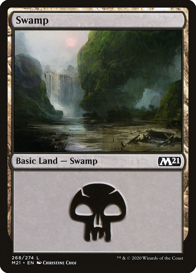 Swamp (268) [Core Set 2021] | Play N Trade Winnipeg