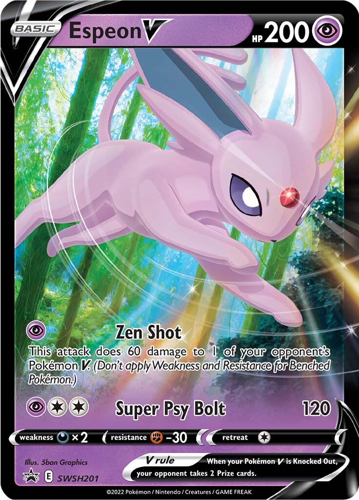 Espeon V (SWSH201) [Sword & Shield: Black Star Promos] | Play N Trade Winnipeg