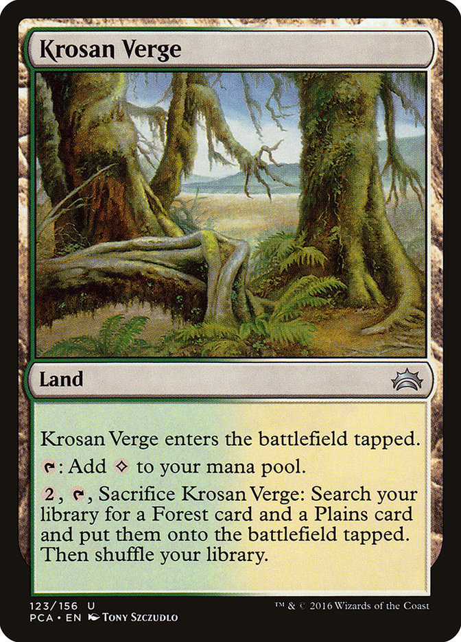 Krosan Verge [Planechase Anthology] | Play N Trade Winnipeg