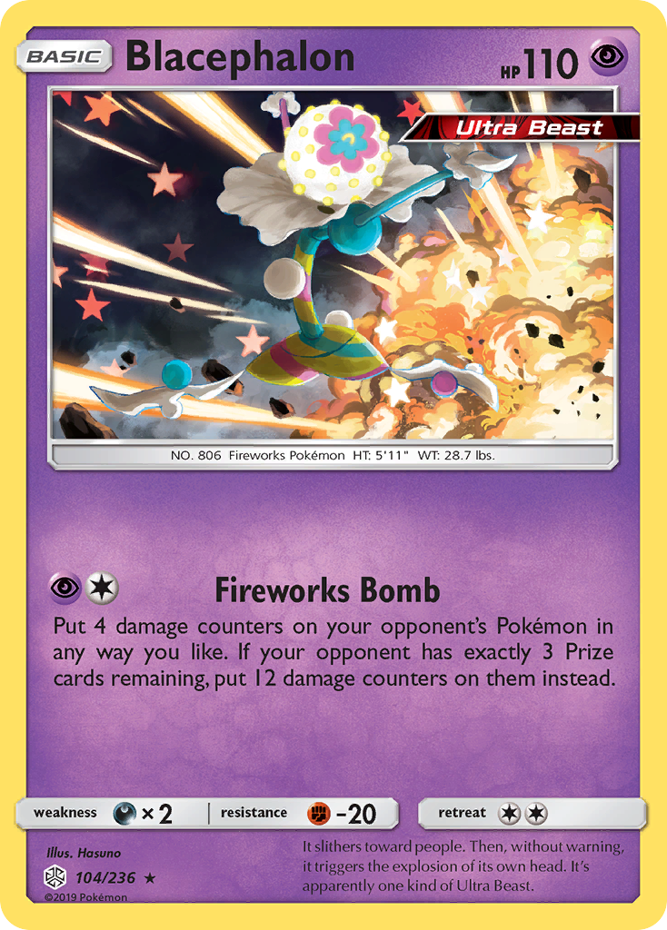 Blacephalon (104/236) [Sun & Moon: Cosmic Eclipse] | Play N Trade Winnipeg