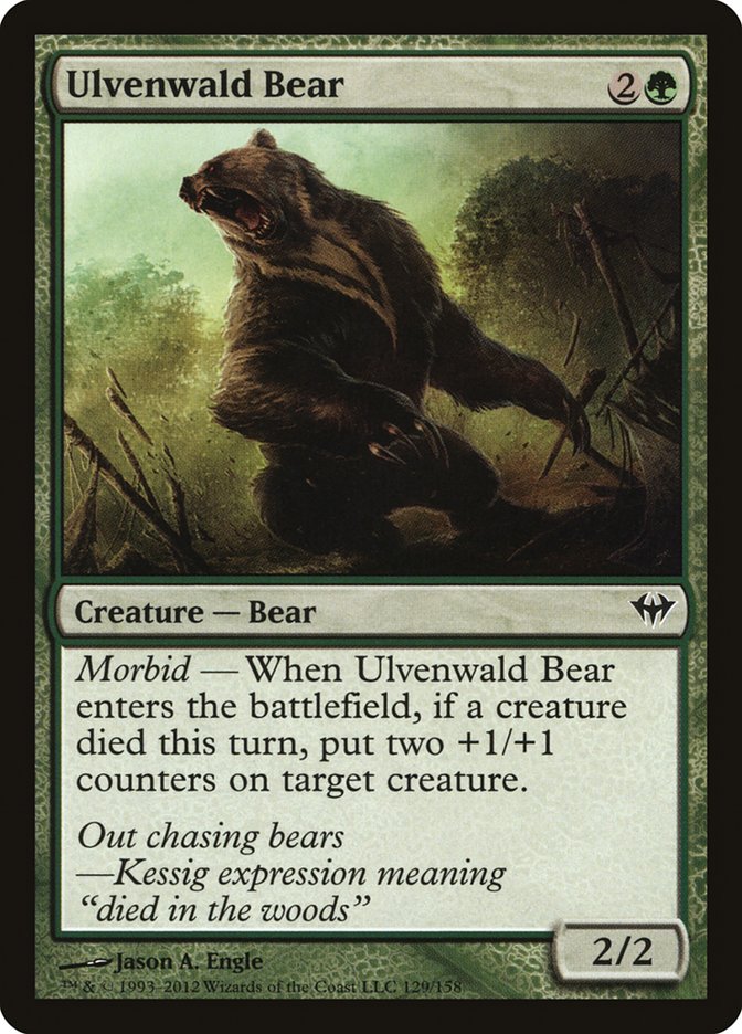 Ulvenwald Bear [Dark Ascension] | Play N Trade Winnipeg