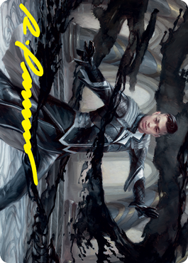Killian, Ink Duelist Art Card (Gold-Stamped Signature) [Strixhaven: School of Mages Art Series] | Play N Trade Winnipeg