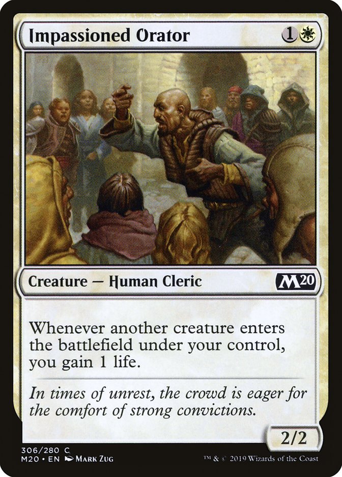 Impassioned Orator [Core Set 2020] | Play N Trade Winnipeg
