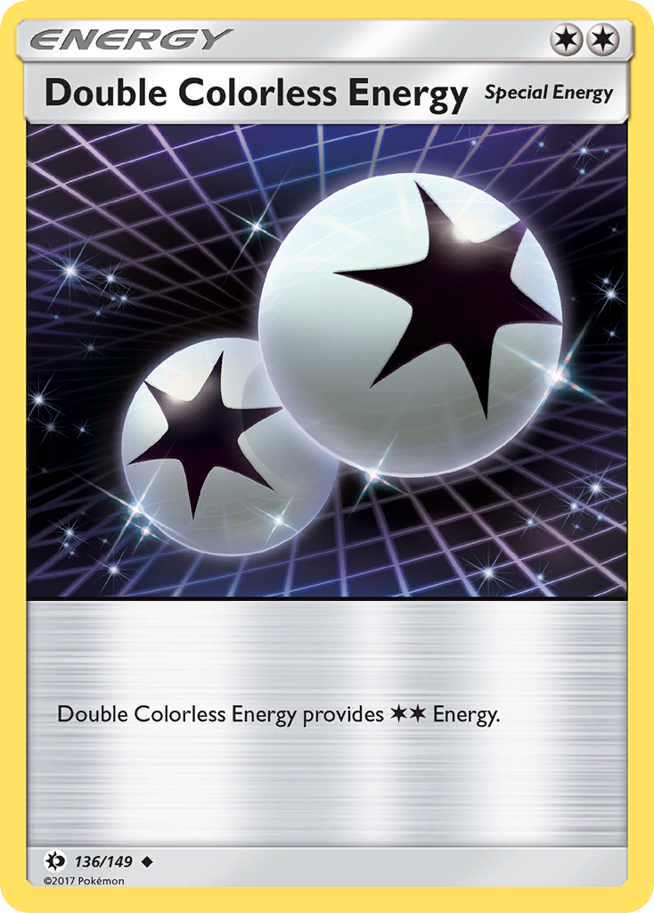 Double Colorless Energy (136/149) [Sun & Moon: Base Set] | Play N Trade Winnipeg