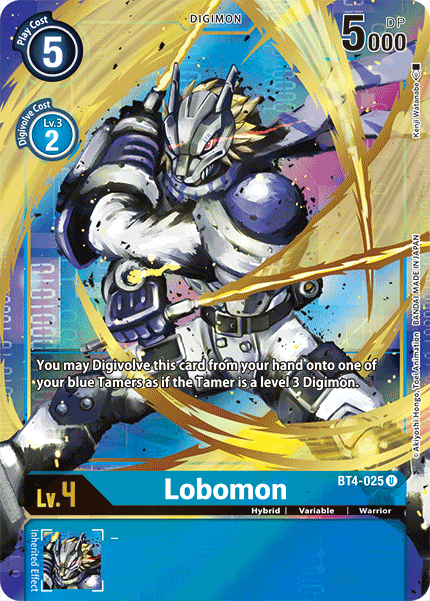 Lobomon [BT4-025] (Alternate Art) [Great Legend] | Play N Trade Winnipeg