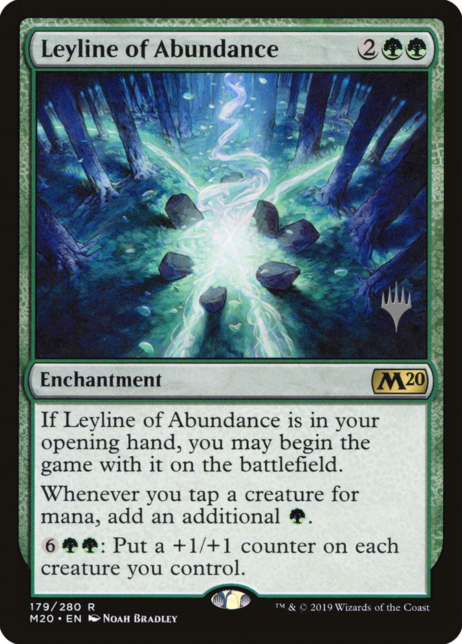 Leyline of Abundance (Promo Pack) [Core Set 2020 Promos] | Play N Trade Winnipeg