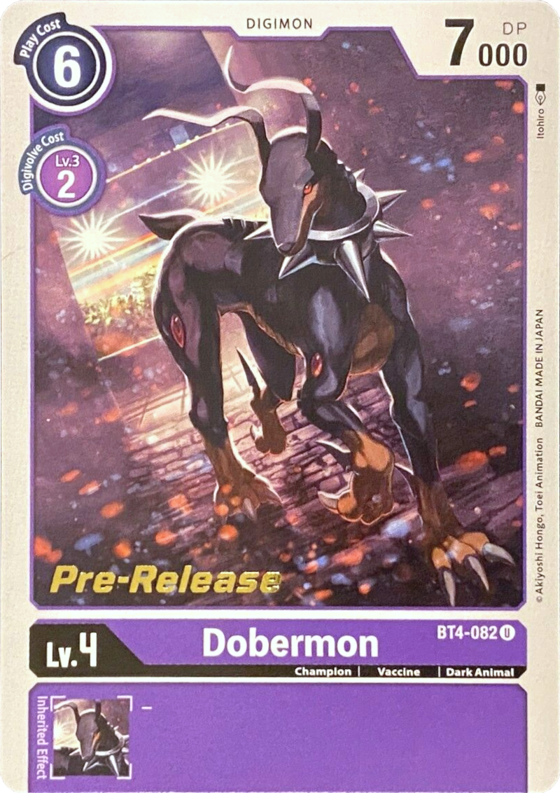 Dobermon [BT4-082] [Great Legend Pre-Release Promos] | Play N Trade Winnipeg