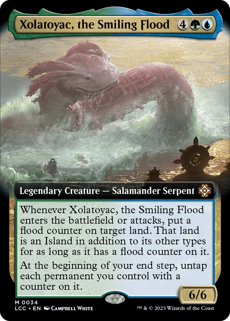 Xolatoyac, the Smiling Flood (Extended Art) [The Lost Caverns of Ixalan Commander] | Play N Trade Winnipeg