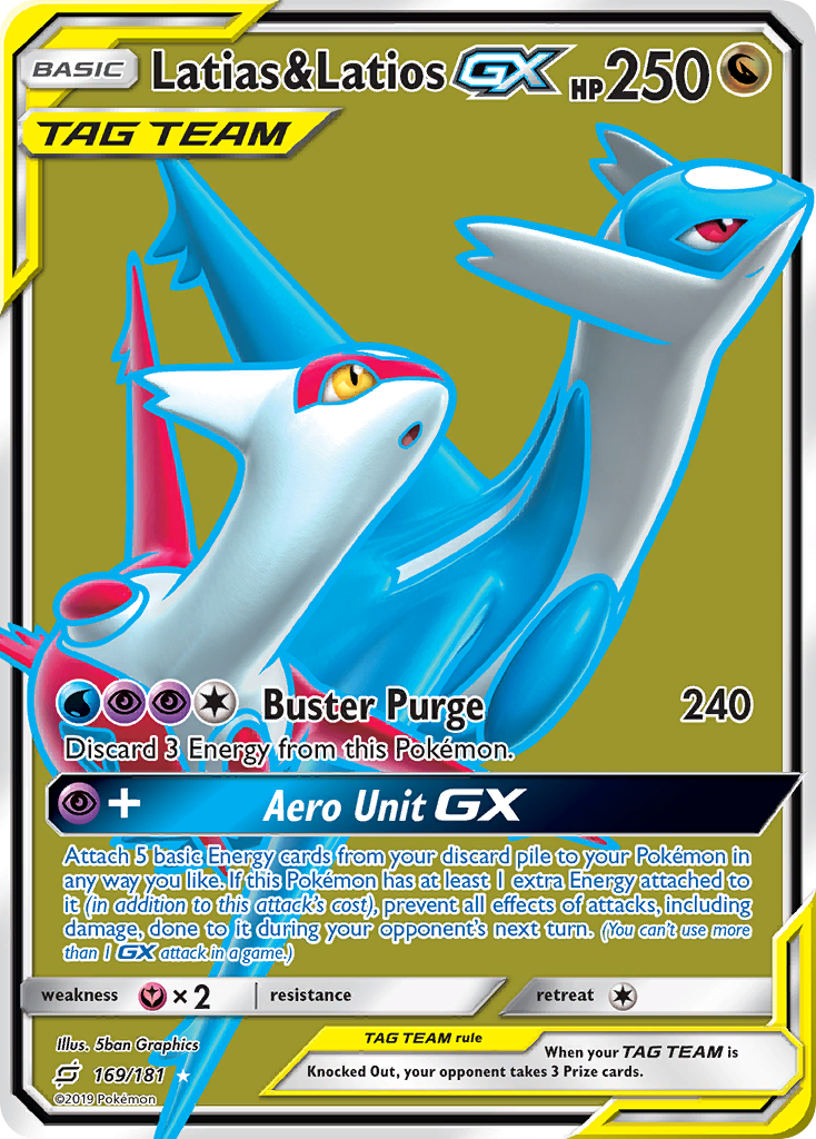 Latias & Latios GX (169/181) [Sun & Moon: Team Up] | Play N Trade Winnipeg