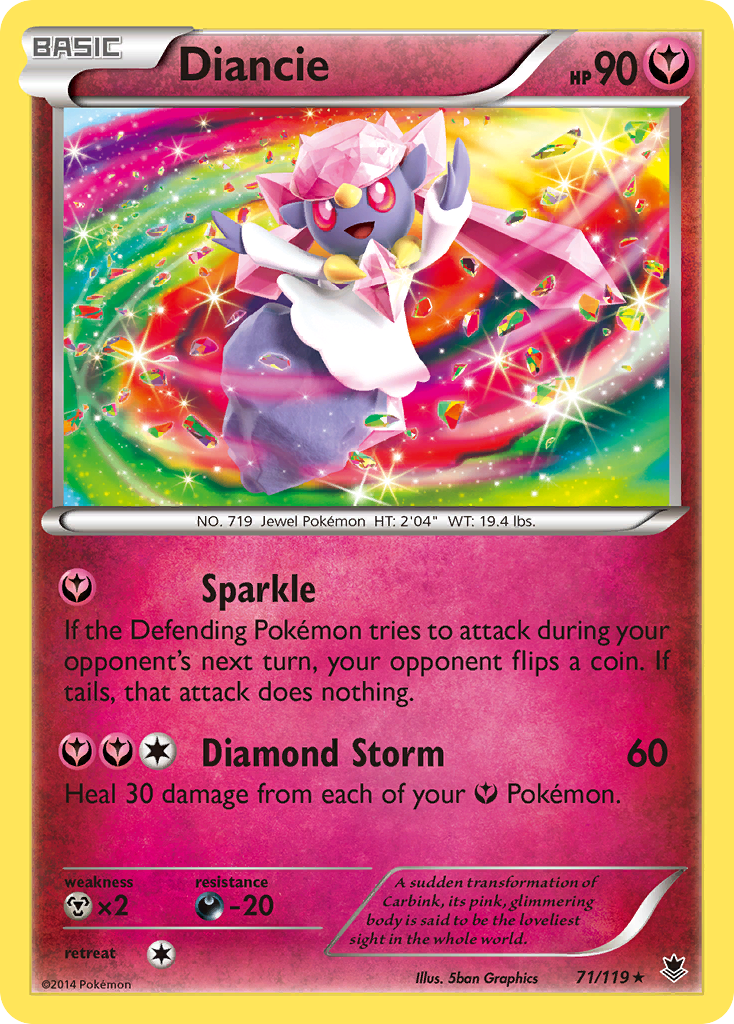 Diancie (71/119) [XY: Phantom Forces] | Play N Trade Winnipeg