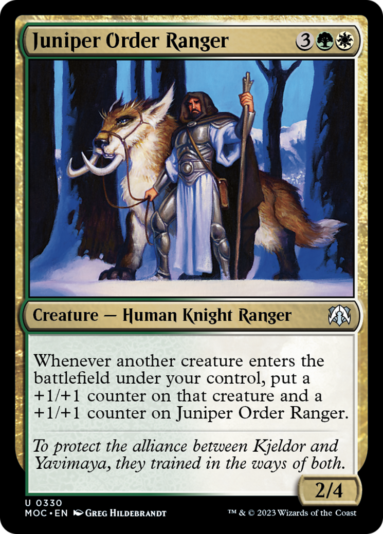 Juniper Order Ranger [March of the Machine Commander] | Play N Trade Winnipeg