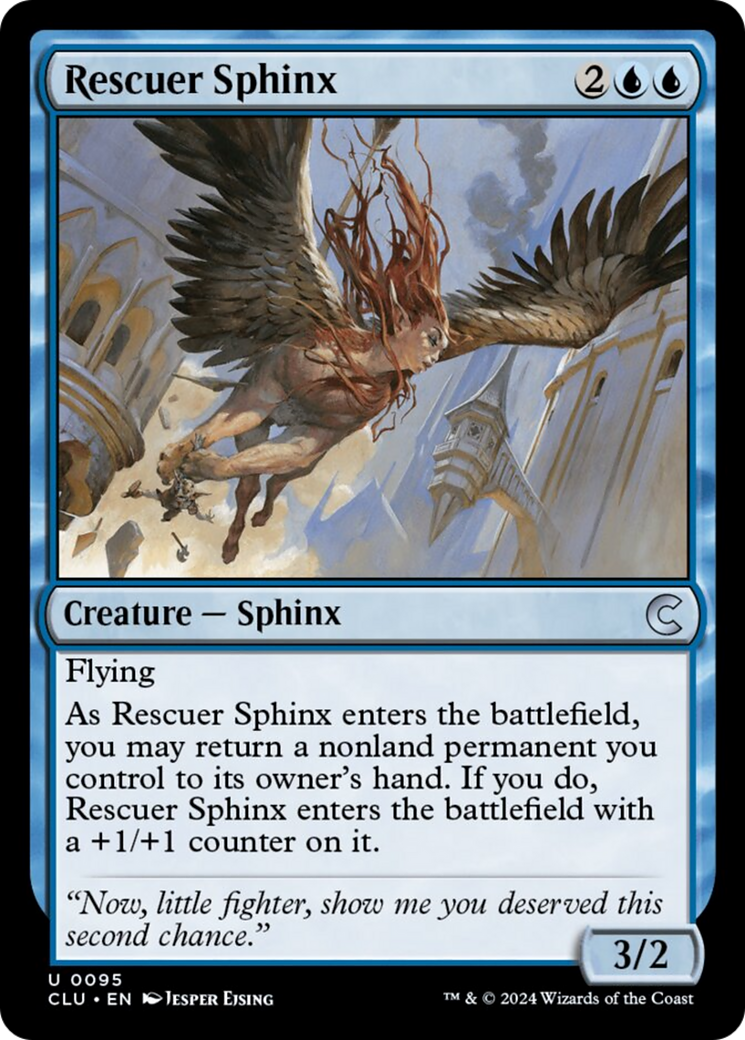 Rescuer Sphinx [Ravnica: Clue Edition] | Play N Trade Winnipeg