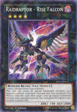 Raidraptor - Rise Falcon [SP15-EN037] Shatterfoil Rare | Play N Trade Winnipeg