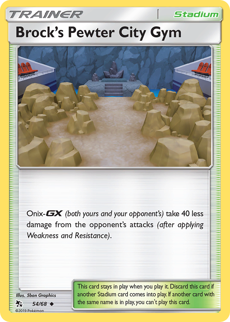 Brock's Pewter City Gym (54/68) [Sun & Moon: Hidden Fates] | Play N Trade Winnipeg