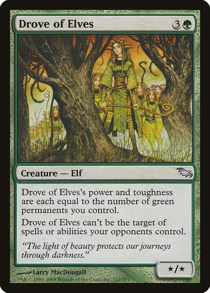 Drove of Elves [Shadowmoor] | Play N Trade Winnipeg