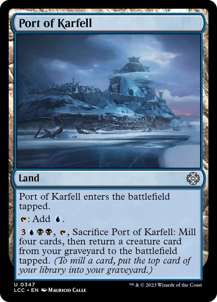 Port of Karfell [The Lost Caverns of Ixalan Commander] | Play N Trade Winnipeg