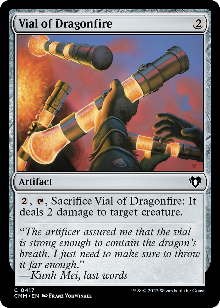 Vial of Dragonfire [Commander Masters] | Play N Trade Winnipeg