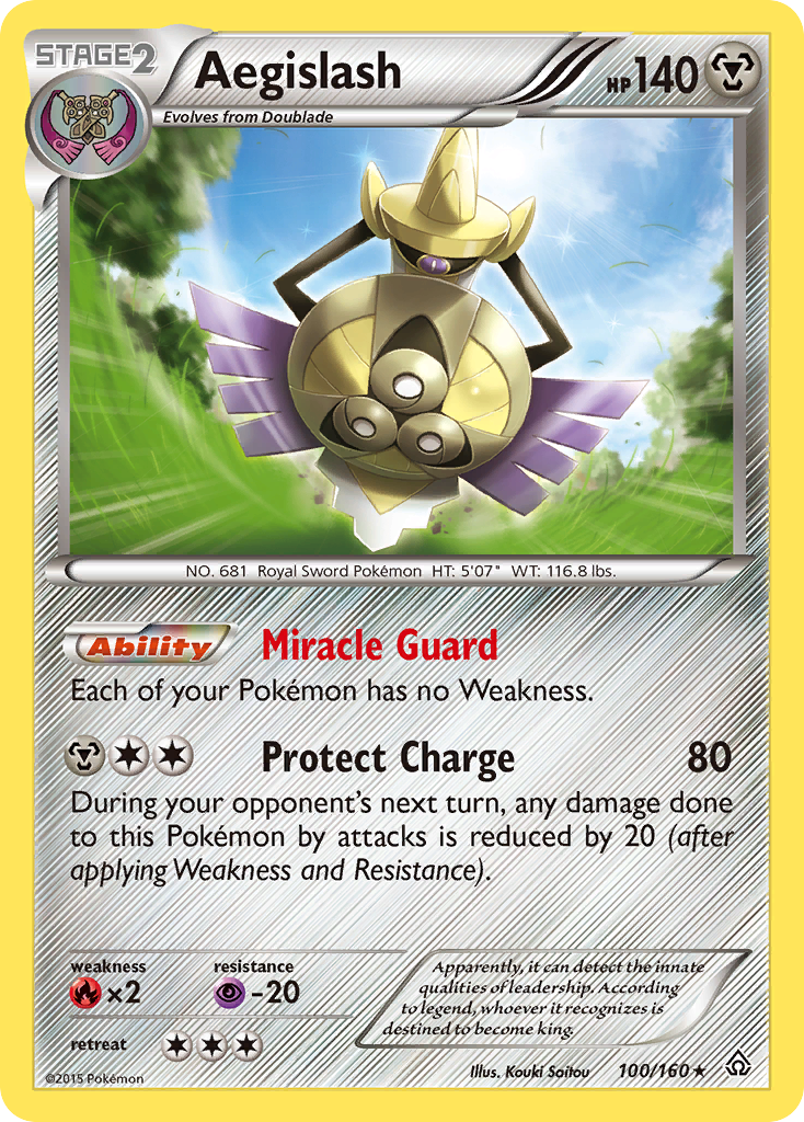 Aegislash (100/160) [XY: Primal Clash] | Play N Trade Winnipeg