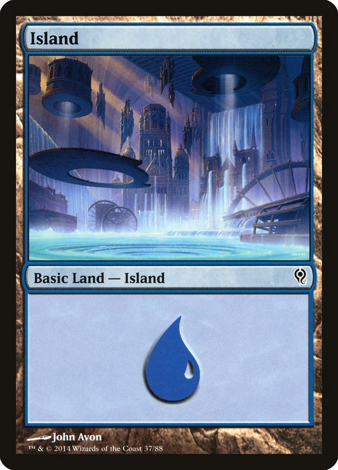 Island (37) [Duel Decks: Jace vs. Vraska] | Play N Trade Winnipeg