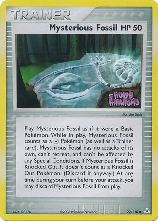 Mysterious Fossil (92/110) (Stamped) [EX: Holon Phantoms] | Play N Trade Winnipeg