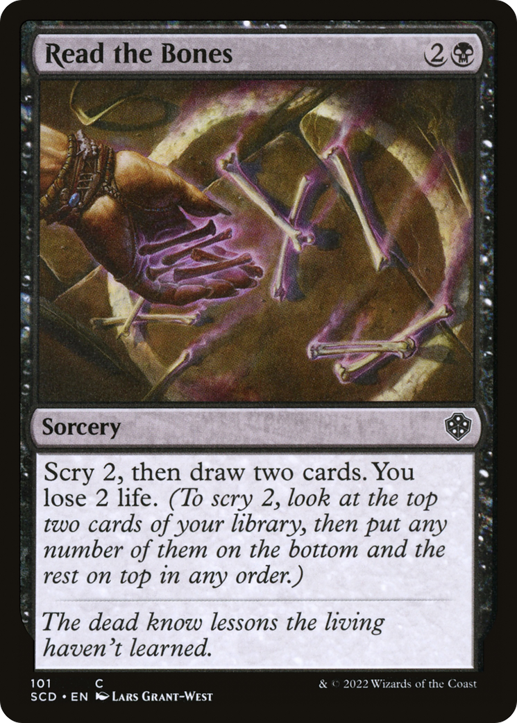 Read the Bones [Starter Commander Decks] | Play N Trade Winnipeg