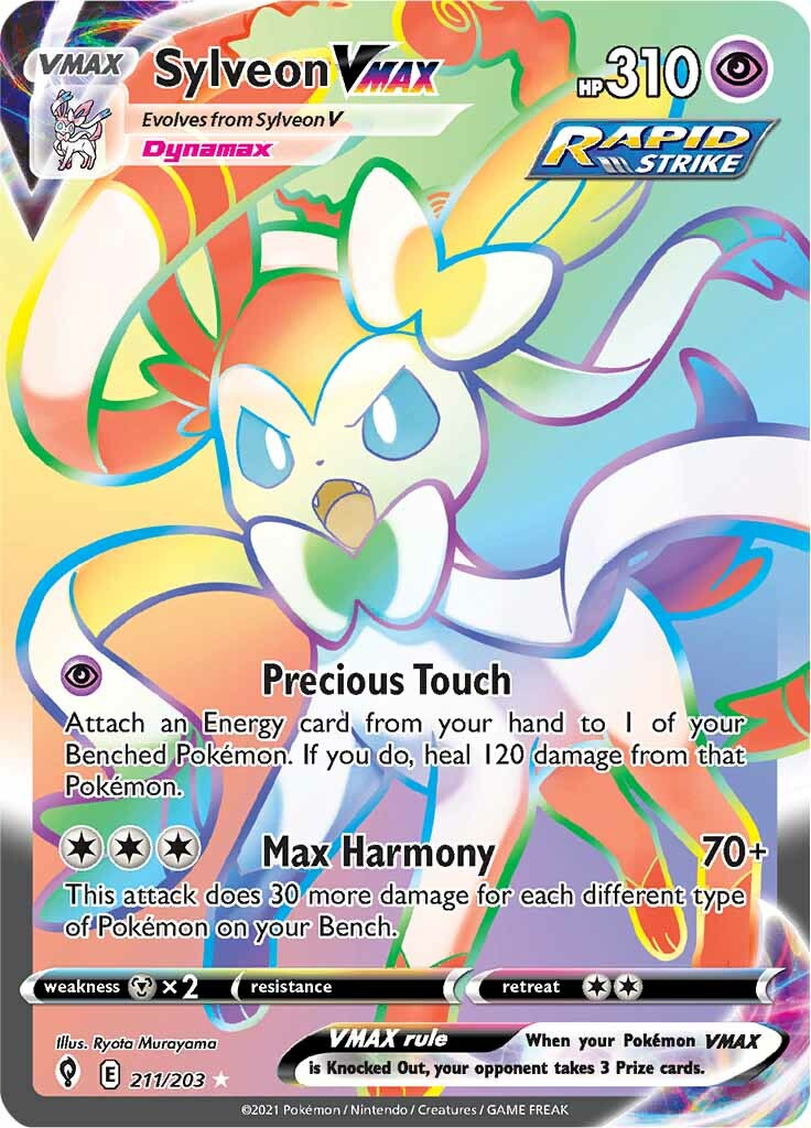 Sylveon VMAX (211/203) [Sword & Shield: Evolving Skies] | Play N Trade Winnipeg