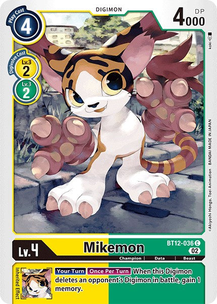 Mikemon [BT12-036] [Across Time] | Play N Trade Winnipeg