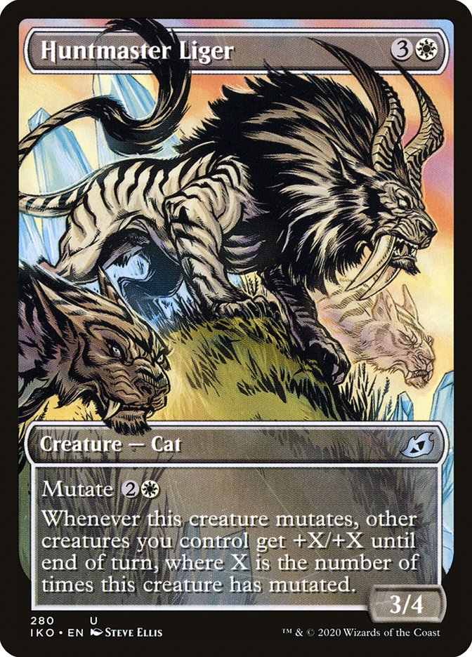 Huntmaster Liger (Showcase) [Ikoria: Lair of Behemoths] | Play N Trade Winnipeg