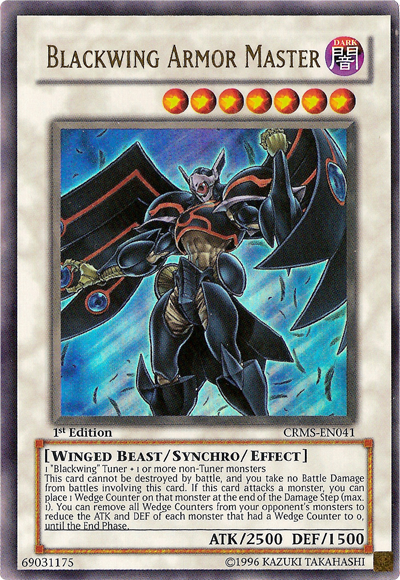 Blackwing Armor Master [CRMS-EN041] Ultra Rare | Play N Trade Winnipeg