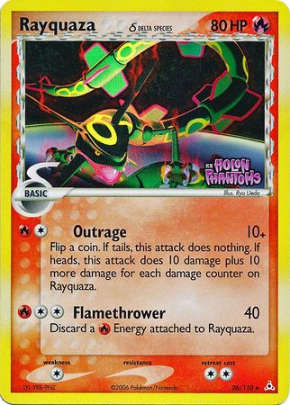 Rayquaza (26/110) (Delta Species) (Stamped) [EX: Holon Phantoms] | Play N Trade Winnipeg