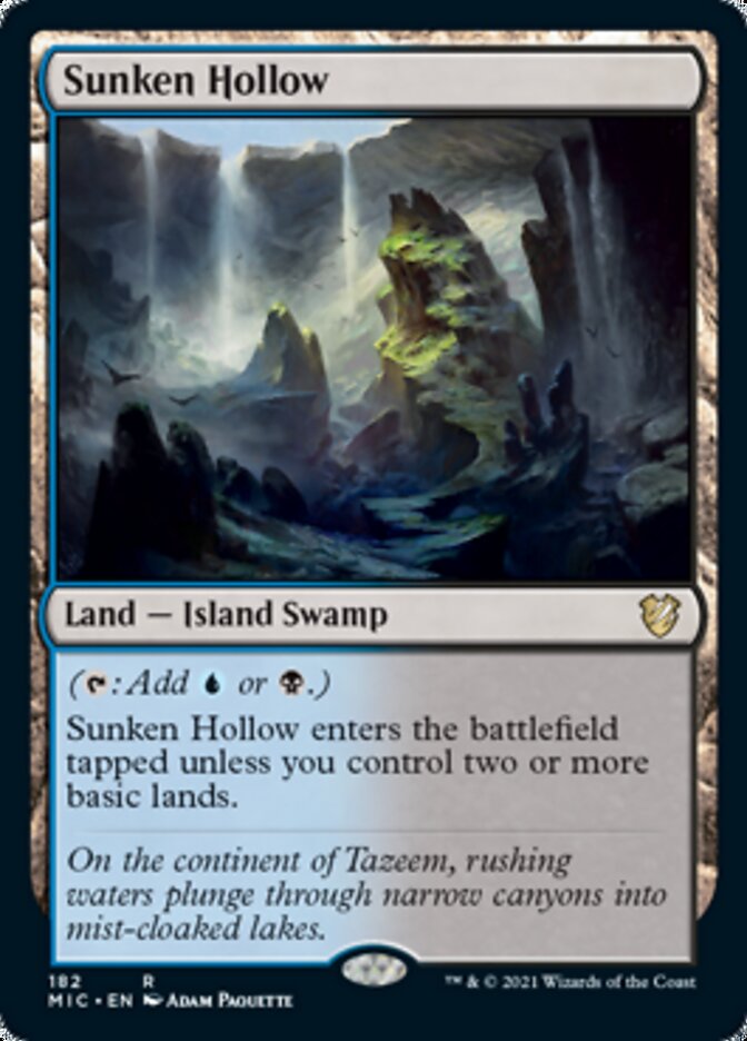 Sunken Hollow [Innistrad: Midnight Hunt Commander] | Play N Trade Winnipeg