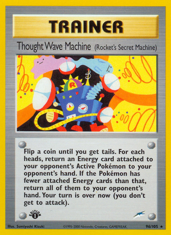 Thought Wave Machine (96/105) (Rocket's Secret Machine) [Neo Destiny 1st Edition] | Play N Trade Winnipeg