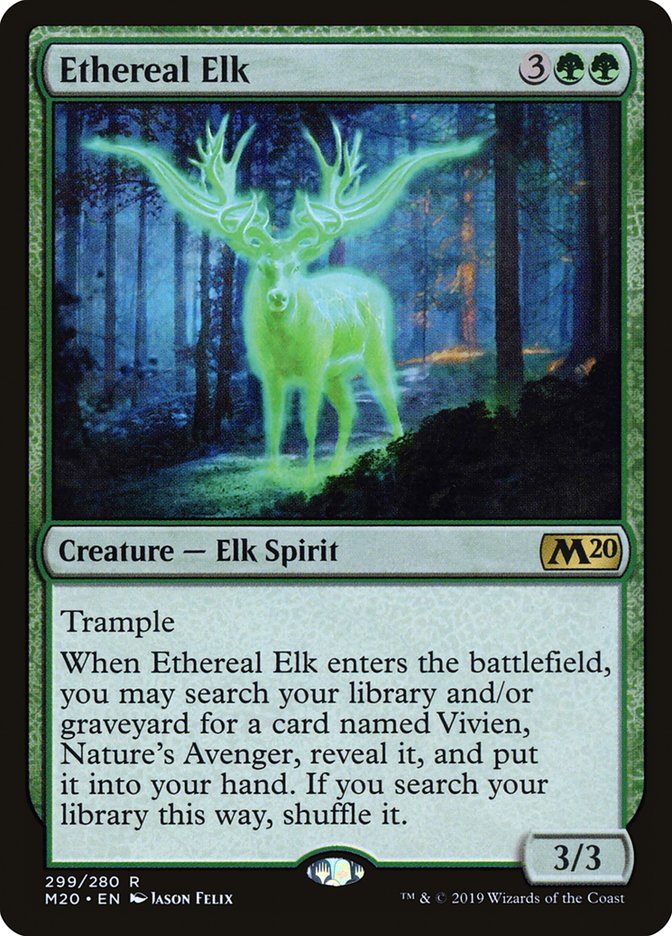 Ethereal Elk [Core Set 2020] | Play N Trade Winnipeg