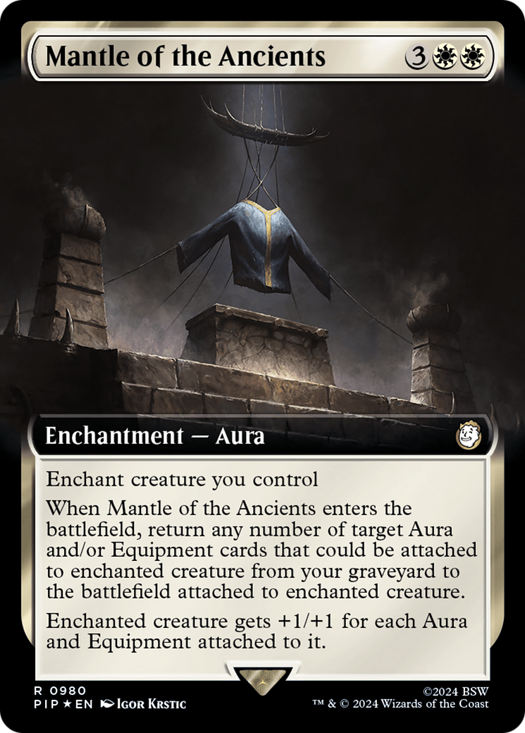 Mantle of the Ancients (Extended Art) (Surge Foil) [Fallout] | Play N Trade Winnipeg