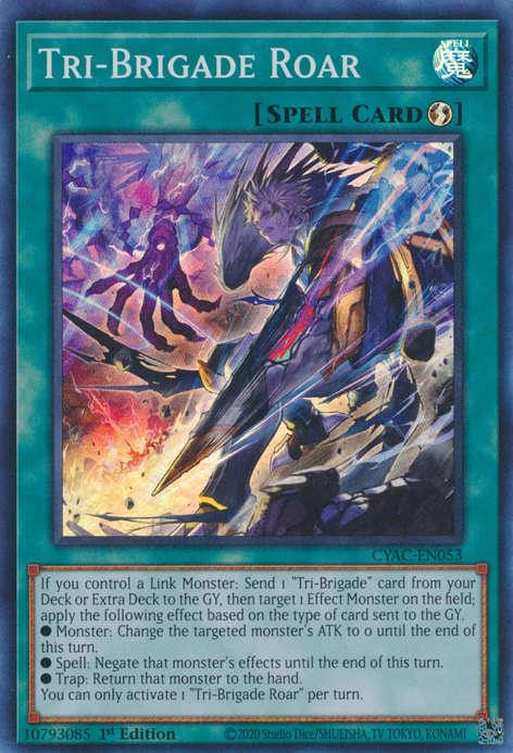 Tri-Brigade Roar [CYAC-EN053] Super Rare | Play N Trade Winnipeg